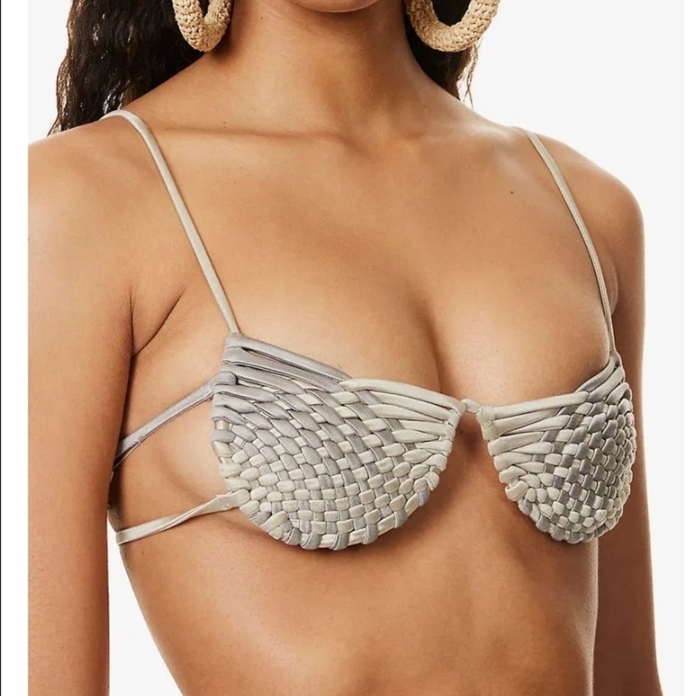 Isa Boulder Weavecross Bikini Top (Size M)